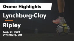Lynchburg-Clay  vs Ripley  Game Highlights - Aug. 24, 2022