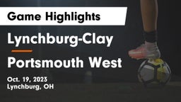 Lynchburg-Clay  vs Portsmouth West  Game Highlights - Oct. 19, 2023