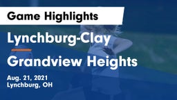 Lynchburg-Clay  vs Grandview Heights  Game Highlights - Aug. 21, 2021