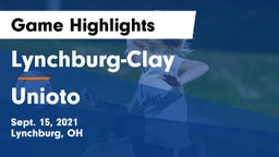 Lynchburg-Clay  vs Unioto  Game Highlights - Sept. 15, 2021