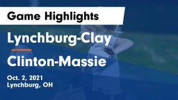 Lynchburg-Clay  vs Clinton-Massie  Game Highlights - Oct. 2, 2021
