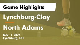 Lynchburg-Clay  vs North Adams Game Highlights - Nov. 1, 2022