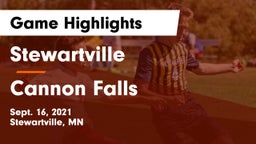 Stewartville  vs Cannon Falls  Game Highlights - Sept. 16, 2021