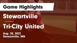 Stewartville  vs Tri-City United Game Highlights - Aug. 20, 2022