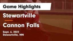 Stewartville  vs Cannon Falls  Game Highlights - Sept. 6, 2022
