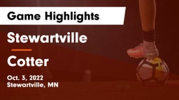 Stewartville  vs Cotter  Game Highlights - Oct. 3, 2022