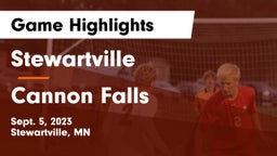 Stewartville  vs Cannon Falls  Game Highlights - Sept. 5, 2023
