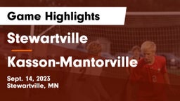 Stewartville  vs Kasson-Mantorville  Game Highlights - Sept. 14, 2023