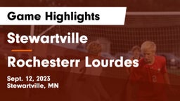 Stewartville  vs Rochesterr Lourdes Game Highlights - Sept. 12, 2023