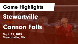 Stewartville  vs Cannon Falls  Game Highlights - Sept. 21, 2023