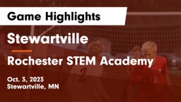 Stewartville  vs Rochester STEM Academy Game Highlights - Oct. 3, 2023