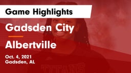 Gadsden City  vs Albertville  Game Highlights - Oct. 4, 2021
