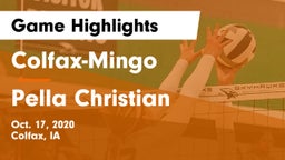 Colfax-Mingo  vs Pella Christian  Game Highlights - Oct. 17, 2020