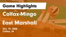Colfax-Mingo  vs East Marshall Game Highlights - Oct. 19, 2020