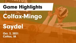 Colfax-Mingo  vs Saydel  Game Highlights - Oct. 2, 2021