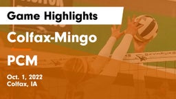 Colfax-Mingo  vs PCM  Game Highlights - Oct. 1, 2022