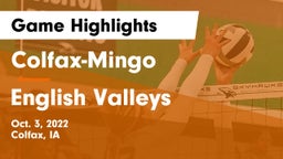 Colfax-Mingo  vs English Valleys  Game Highlights - Oct. 3, 2022