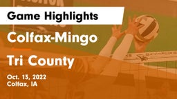 Colfax-Mingo  vs Tri County Game Highlights - Oct. 13, 2022