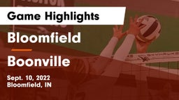 Bloomfield  vs Boonville  Game Highlights - Sept. 10, 2022