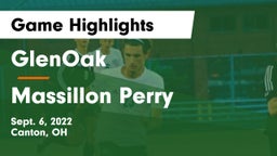 GlenOak  vs Massillon Perry  Game Highlights - Sept. 6, 2022