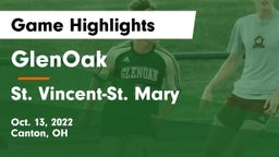 GlenOak  vs St. Vincent-St. Mary  Game Highlights - Oct. 13, 2022