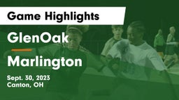 GlenOak  vs Marlington  Game Highlights - Sept. 30, 2023