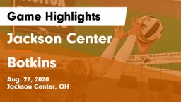 Jackson Center  vs Botkins  Game Highlights - Aug. 27, 2020