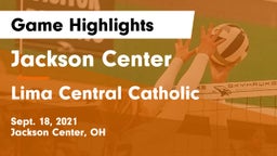 Jackson Center  vs Lima Central Catholic  Game Highlights - Sept. 18, 2021