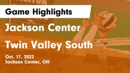 Jackson Center  vs Twin Valley South  Game Highlights - Oct. 17, 2022