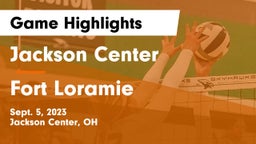 Jackson Center  vs Fort Loramie  Game Highlights - Sept. 5, 2023