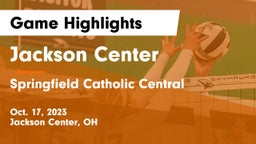 Jackson Center  vs Springfield Catholic Central Game Highlights - Oct. 17, 2023