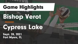 Bishop Verot  vs Cypress Lake  Game Highlights - Sept. 28, 2021
