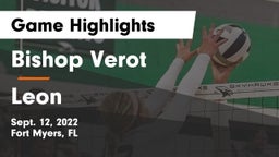 Bishop Verot  vs Leon  Game Highlights - Sept. 12, 2022