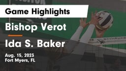 Bishop Verot  vs Ida S. Baker  Game Highlights - Aug. 15, 2023