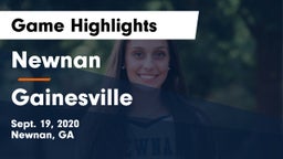 Newnan  vs Gainesville  Game Highlights - Sept. 19, 2020