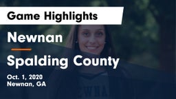 Newnan  vs Spalding County Game Highlights - Oct. 1, 2020