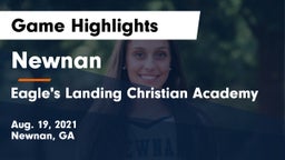 Newnan  vs Eagle's Landing Christian Academy  Game Highlights - Aug. 19, 2021