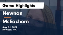Newnan  vs McEachern  Game Highlights - Aug. 31, 2021