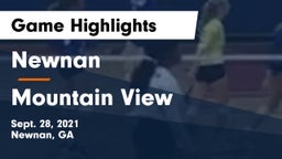 Newnan  vs Mountain View  Game Highlights - Sept. 28, 2021