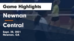Newnan  vs Central  Game Highlights - Sept. 28, 2021