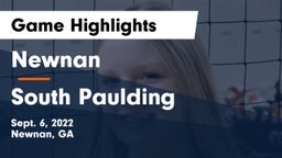 Newnan  vs South Paulding  Game Highlights - Sept. 6, 2022