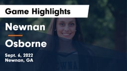 Newnan  vs Osborne Game Highlights - Sept. 6, 2022