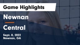 Newnan  vs Central  Game Highlights - Sept. 8, 2022