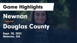 Newnan  vs Douglas County  Game Highlights - Sept. 20, 2022