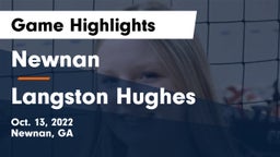 Newnan  vs Langston Hughes Game Highlights - Oct. 13, 2022