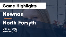Newnan  vs North Forsyth  Game Highlights - Oct. 23, 2022