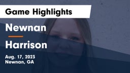 Newnan  vs Harrison  Game Highlights - Aug. 17, 2023