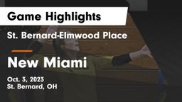 St. Bernard-Elmwood Place  vs New Miami Game Highlights - Oct. 3, 2023