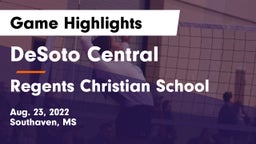 DeSoto Central  vs Regents Christian School Game Highlights - Aug. 23, 2022