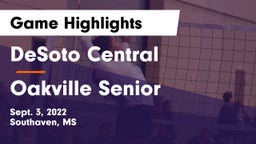 DeSoto Central  vs Oakville Senior  Game Highlights - Sept. 3, 2022